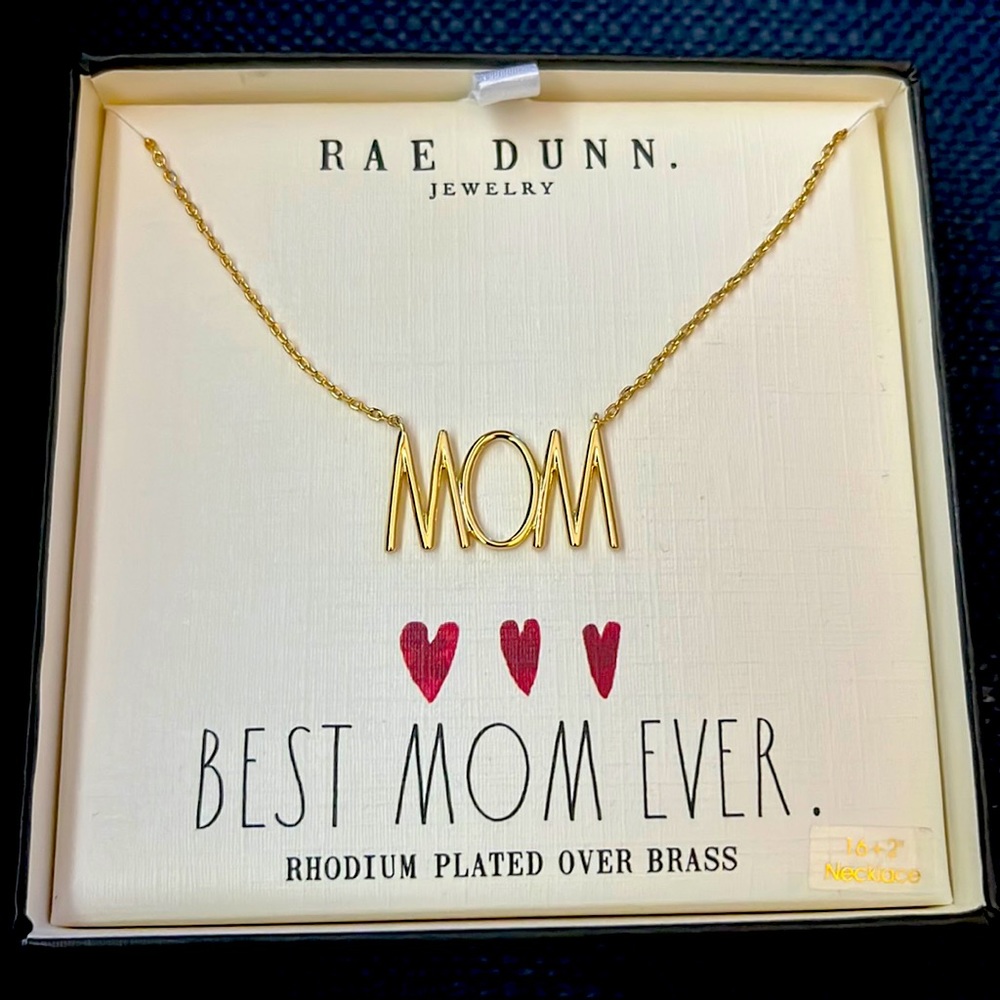 Rae Dunn “Mom” Necklace
